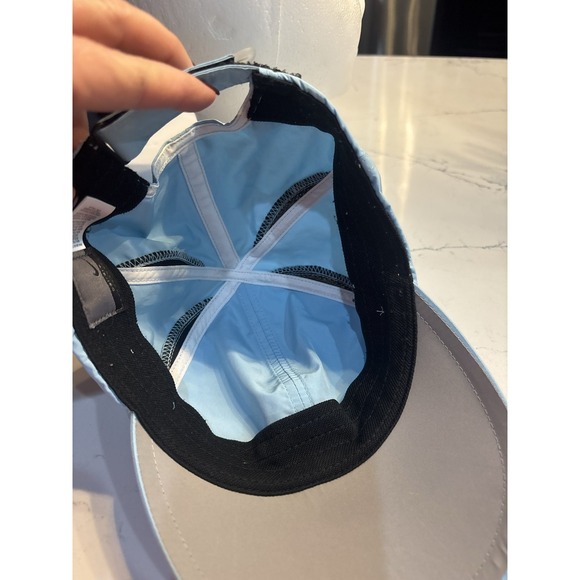 Nike Hat Light Blue Adjustable Strapback Swoosh Cap - Picture 4 of 4